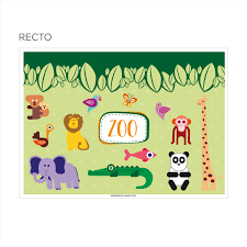 Pinte o pou vestido de cowboy. Toalhetes Mesa Colorir Zoo 100 G M2 31x43 Cm Quadricromia Celulose 1000 Unidade Comprar E Ofertas Garcia De Pou