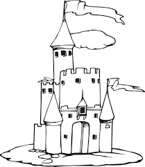 Colorear Castillos Paginas Colorear