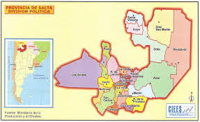 Mapas de toldos en salta, argentina. Municipios De La Provincia De Salta Municipios Comunas
