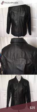 Black Amalfi Genuine Leather Western Jacket Medium Western Jacket Jackets Leather Jacket
