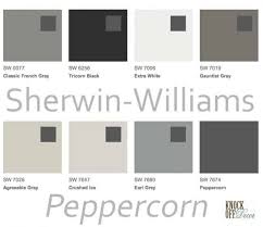 Sherwin williams rgb / hex. Sherwin Williams Peppercorn Paint Color Review The Best Dark Gray Knockoffdecor Com