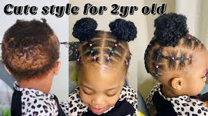 Easy natural protective hairstyle | short 4c natural hair tutorialhey loves, in today's video, i show you all how i achieve this simple, easy natural protect. Try This Super Cute And Easy Protective Hairstyle For Toddlers With Short Hair Black Kids Hairstyle Youtube