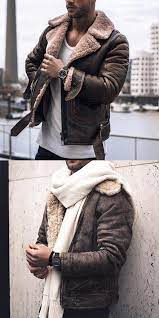 Lapel Velvet Long Sleeve Leather Jacket Dress Mendress Leather Jacket Men Gentleman Style Mens Casual Outfits