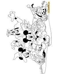 The kids will love these fun santa coloring pages. Disney Halloween Printable Coloring Pages Disney S World Of Wonders Coloring Home