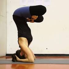 Lotus Legs Headstand Headstand Yoga Poses Yoga Quotes