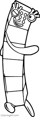 All you need is photoshop (or similar), a good photo, and a couple of minutes. Numberblocks Six Coloring Page Coloringall