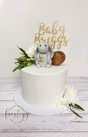 Simple Baby Shower Cake By Rockpaperfrosting Melbourne Simple Baby Shower Cake Cake Baby Shower Cakes