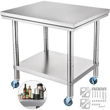 Order today for fast shipping, wholesale pricing and superior service. 24 X30 Kitchen Stainless Steel Work Table Storage Food With 4 Caster Wheels Cooktop Parts Aliexpress