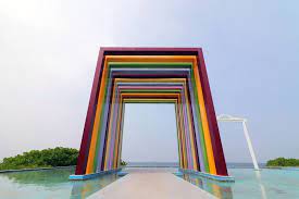 derek design 能俯瞰大海的現代藝術地標 高雄旗津彩虹教堂 fun slide park slide fun