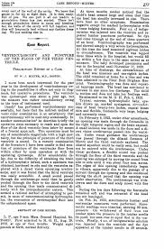 Ventriculoscopy and Puncture of the Floor of the Third Ventricle:  Preliminary Report of a Case: The Boston Medical and Surgical Journal: Vol  188, No 9