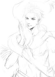 The boy who had no choice. Draco Malfoy Line Sketch By Woshibbdou On Deviantart