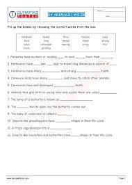 In this quiz session teacher has discussed various questions based on force, work and energy. Grade 4 Science Worksheet Pdf On Animals For Science Olympiad Exam Preparation Science Worksheets Free Science Worksheets Mathematics Worksheets