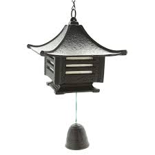 Japanese Furin Wind Chime Bell Iron Kotobuki Black Castle Lantern Made In Japan Ebay Japanese Wind Chimes Wind Chimes Wind Chimes For Sale