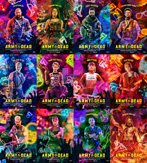 Venturing into the quarantine zone to pull off the greatest heist ever attempted. The Zack Snyder Bible S Tweet Army Of The Dead Character Posters Armyofthedead Aotd Alwaysbetondead Scott Cruz Vanderhoe Peters Dieter Lilly Kate Geeta Guzman Chambers Cummings Zeus Trendsmap