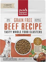 The Honest Kitchen Grain Free Beef Whole Food Clusters Dry Dog Food 1 Lb Bag