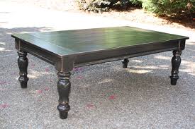 Chunky Black Coffee Table Black Coffee Tables Furniture Painted Furniture