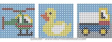 Modele Perle A Repasser A Imprimer Perles Hama Repasser Modles Simples Ou En 3d Mes Petits Bonheurs 1200 X 455 Pixels Perle A Repasser Modeles Perles Hama Hama