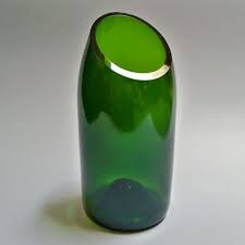 Geschnittene Flaschen Wein Bier Basteln Glasflaschen Recycling Ideen Recycling Weinflaschen