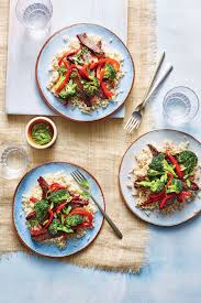 Quick Mongolian Beef Stir Fry Make Your Own Version Of This Takeout Classic In A Flash No Special Equipment Cooking Light Recipes Cooking Light Diet Recipes