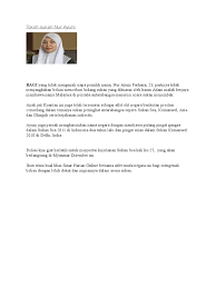 Kejayaan datuk lee chong wei serta tahap komitmen yang luar biasa beliau perlu dijadikan iktibar buat. Tokoh Sukan Nur Ayuni Tugas 3