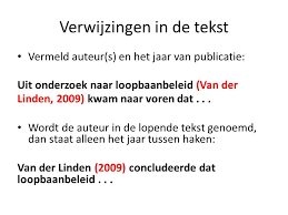 Literatuur Verwijzen Volgens De Apa Methode Ppt Video Online Download
