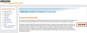 How to register for Amazon Affiliate and Product Advertising API