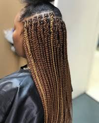 Medium Black And Burgundy Box Braids Ceo Of Justkey Productions On Instagram Small Medium Box Braids In 30 W 27 Highlight Box Braids Hairstyles Small Box Braids Hairstyles Medium Box Braids
