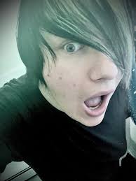 Emo Boys with Maid Costumes