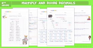 Choose assessments, worksheets and activity booklets to help children practise and apply their multiplication and division knowledge. Multiplying And Dividing Decimals Worksheets 6th Grade Pdf Math Skills For Kids