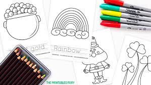 The 'c' for cookie coloring page. Free St Patrick S Day Coloring Pages The Printables Fairy