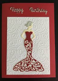 Elegant Birthday Cards For Women Pin By Rachel Wilson On Girls Womens Cards Marianne Design Cards Embossed Cards Card Embellishments