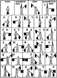 I Remember The Semaphore Flag And Chart In The Girl Guides