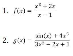 Example 1 differentiate each of the following functions. Quotient Rule Formula Examples Video Lesson Transcript Study Com