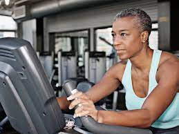 Pedal action strengthens legs and glutes. Stationary Bike Workout For Beginners