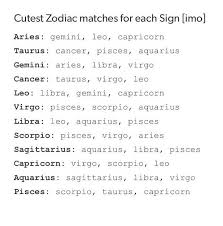 People of cancer sign can keep secrets and sympathize with other people. Cutest Zodiac Matches For Each Sign Zodiac Signs Horoscope Astrology Gemini Leo And Aquarius