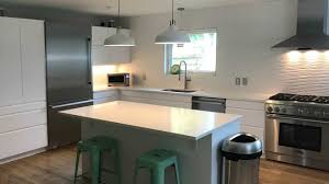A quartz countertop such as calacatta botanica, with its remarkable resemblance to fine italian marble, looks expensive! A Flintstones Kitchen Gets A Jetsons Update With Ikea