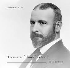 Louis Sullivan, often called the "father of skyscrapers," is credited with  coining the phrase "Form ever follows function." This principle became a  cornerstone of modern architecture, emphasizing that a building's shape  should
