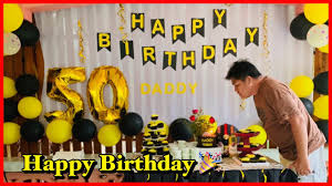Check out our 50th birthday dad selection for the very best in unique or custom, handmade pieces from our birthday cards shops. Dad S 50th Birthday Preparation Celebration Youtube