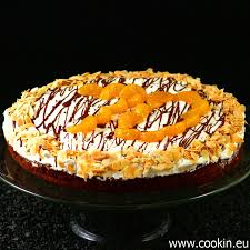 Guss erstarren lassen und kuchen mit schokoraspeln verziert servieren. Schokokuchen Mit Mandarinensahne Cookin