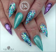 Pin By Lucy Love On Nails Luminous Nails Mermaid Nails Gel Nails