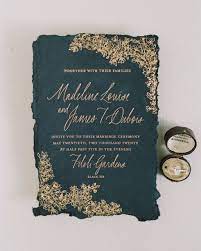 Gold Foil On Black Wedding Invitations Letterpress Wedding Invitations Moody Wedding Invitations Foil Wedding Invitations