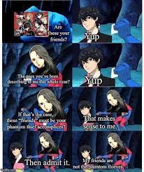 Persona Logic Persona 5 Anime Persona 5 Memes Persona 5 Joker