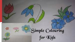 So grab a pen and let's draw together! 10 Different Types Of Flowers Drawing How To Draw And Colouring Flowers For Kids Stepping Stones Youtube