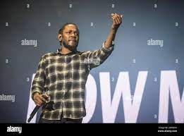 Kendrick Lamar performs at day 4 of the Benicassim International Festival  (FIB) in Benicassim on July 18, 2016 (Photo by Maria Jose Segovia/NurPhoto)  *** Please Use Credit from Credit Field *** Stock Photo - Alamy
