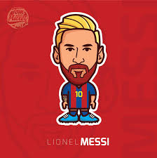 Lionel Messi Cartoon Wallpaper