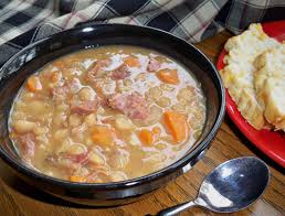 Save time and use an instant pot® to soften dry navy beans quickly to make this traditional navy bean and ham soup for the whole family. Old Fashioned Bean Soup Recipe Recipetips Com