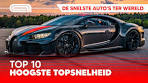 Top 10: auto's met de hoogste topsnelheid - YouTube