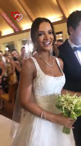 Check out the latest pics of. Keleigh Sperry S Wedding Dress Popsugar Fashion