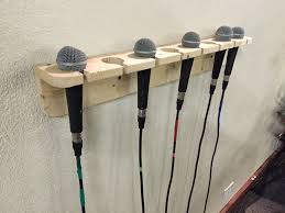 Diy Microphone Holder Better Then Having Them On The Floor Sound Room Band Rooms Home Music Rooms