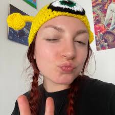 Crochet Cyclops Beanie